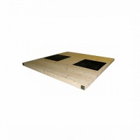 помост тяжелоатлетический соревновательный 300x300x12 см, амортизаторы 150x50x4 м1089