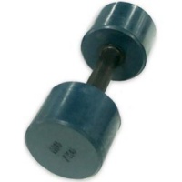 гантель обрезиненная с обрезиненной ручкой mb barbell, цветная, 7 кг