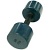 гантель обрезиненная с обрезиненной ручкой mb barbell, цветная, 7 кг